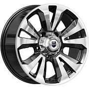 Диск Литой 8x18 PCD 5x139.7 ET0 D108.6 K&K КС897 Алмаз черный